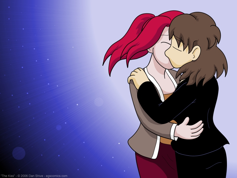 Kiss Anime Couples posted by John Thompson